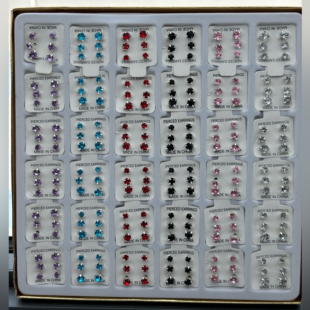 ALL OF THESE Brand New 108 pairs of earrings